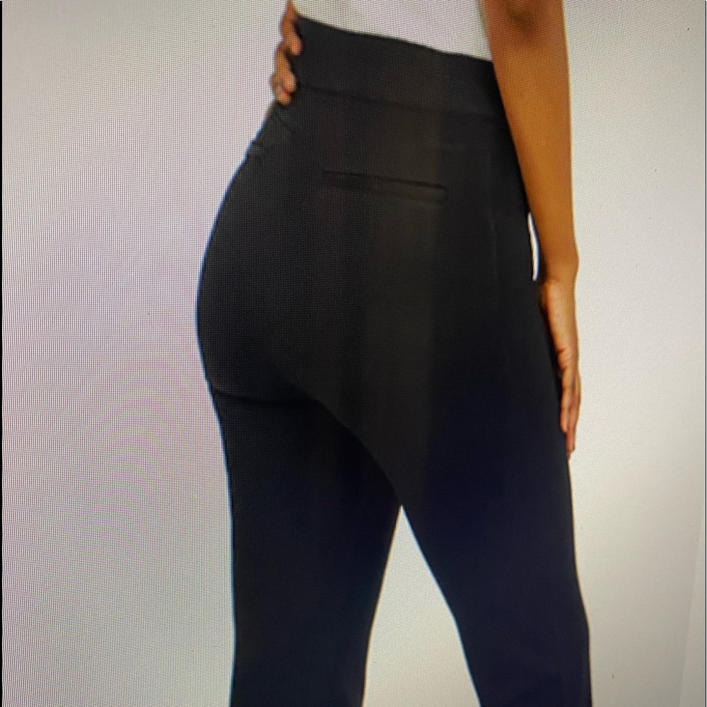 Spanx  The perfect pant, Hi-Rise Flare in black. It’s a flattering style- size L